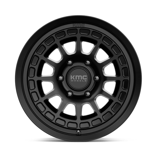 17x8 5 kmc km719 canyon satin black wheel 6x5.5 bolt pattern 0mm offset