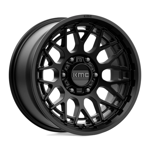 17x8 5 kmc km722 technic satin black wheel 6x5.5 bolt pattern 0mm offset