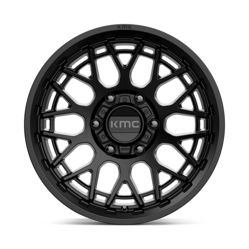 17x8 5 kmc km722 technic satin black wheel 6x5.5 bolt pattern 0mm offset