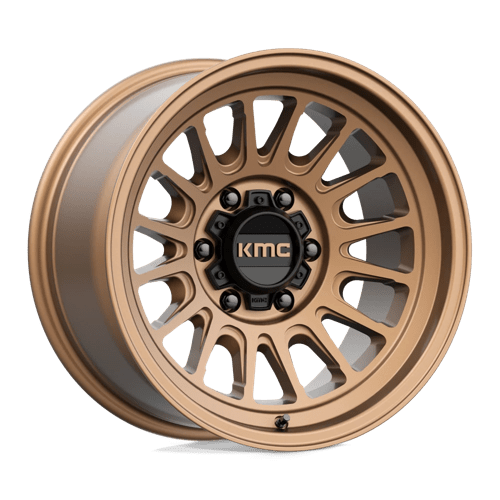 17x8 5 kmc km724 impact ol matte bronze wheel 6x5.5 bolt pattern 0mm offset