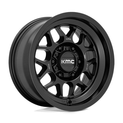16x8 kmc km725 terra satin black wheel 6x5.5 bolt pattern 0mm offset