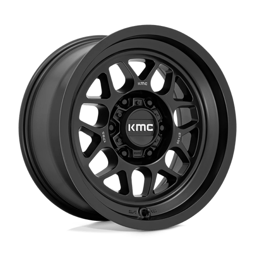 17x8 5 kmc km725 terra satin black wheel 6x5.5 bolt pattern 0mm offset