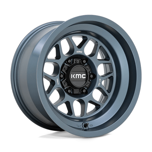 17x9 kmc km725 terra metallic blue wheel 6x5.5 bolt pattern 38mm offset
