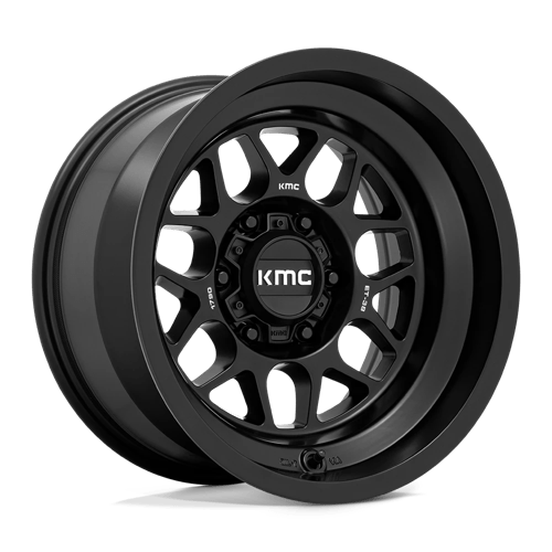 17x9 kmc km725 terra satin black wheel 6x5.5 bolt pattern 38mm offset