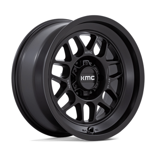 18x8 5 kmc km725 terra satin black wheel 6x5.5 bolt pattern 10mm offset