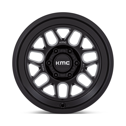 18x8 5 kmc km725 terra satin black wheel 6x5.5 bolt pattern 10mm offset