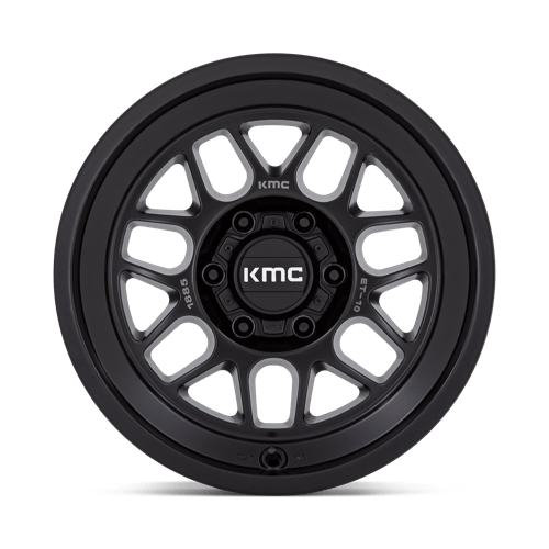 18x8 5 kmc km725 terra satin black wheel 6x5.5 bolt pattern 0mm offset