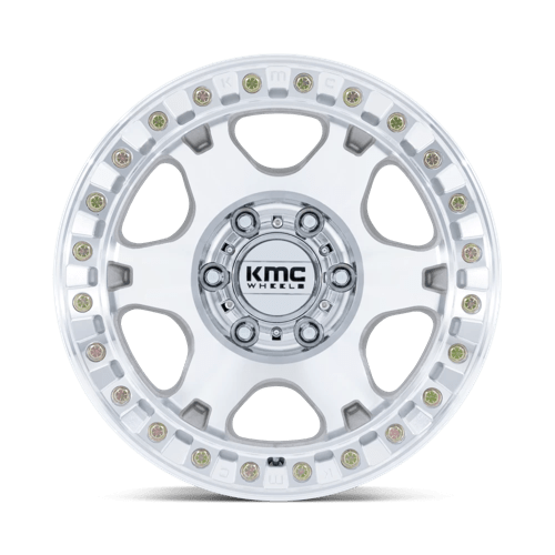 17x9 kmc km238 vi machined beadlock wheel 6x5.5 bolt pattern 1mm offset