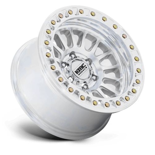 17x9 kmc km239 impact machined beadlock wheel 6x5.5 bolt pattern 38mm offset