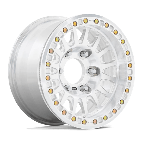 17x9 kmc km445 impact raw machined beadlock wheel 6x5.5 bolt pattern 25mm offset