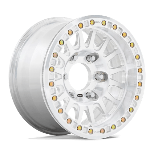 17x9 kmc km445 impact raw machined beadlock wheel 6x5.5 bolt pattern 12mm offset