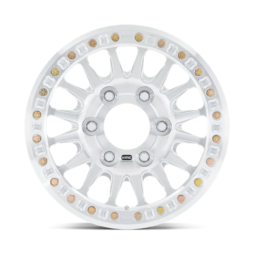 17x9 kmc km445 impact raw machined beadlock wheel 6x5.5 bolt pattern 25mm offset