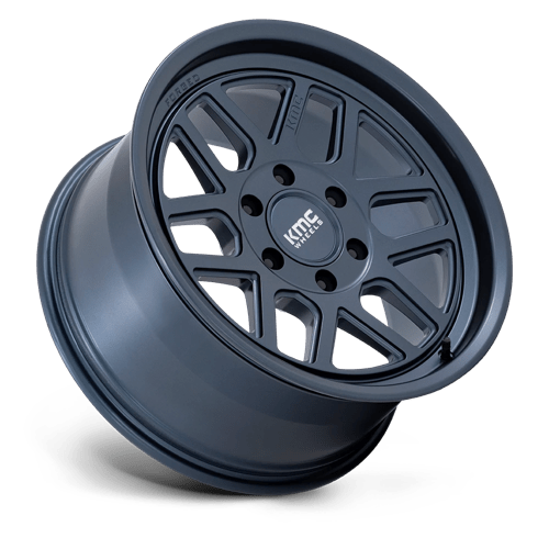 18x9 kmc km446 mesa metallic blue wheel 6x5.5 bolt pattern 18mm offset