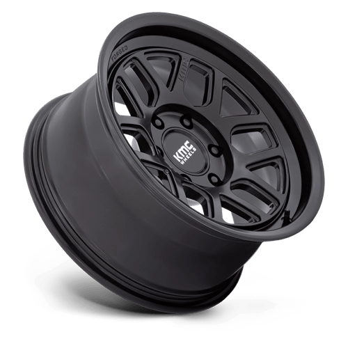 17x8 5 kmc km446 mesa satin black wheel 6x5.5 bolt pattern 10mm offset