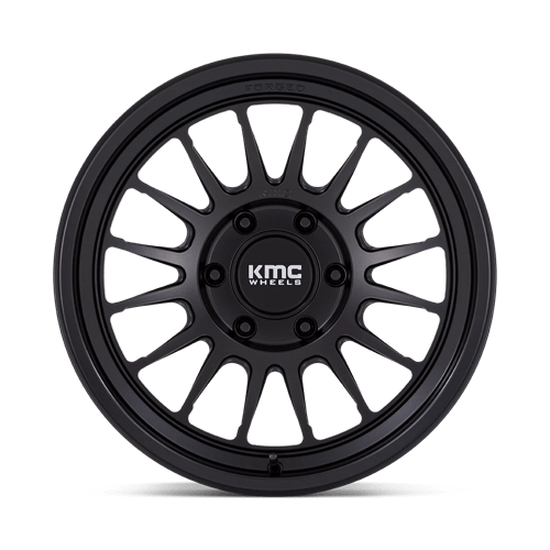 18x9 kmc km447 impact satin black wheel 6x5.5 bolt pattern 18mm offset