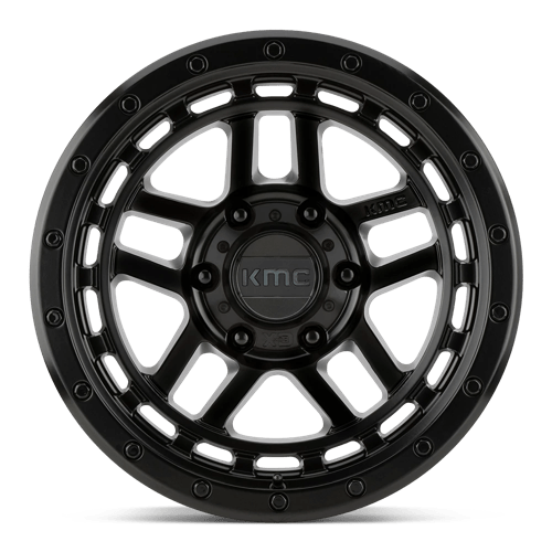 17x9 kmc km540 recon satin black wheel 6x5.5 bolt pattern 2mm offset
