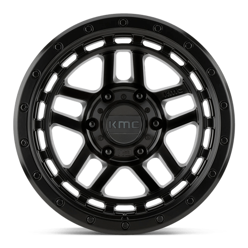 17x8 5 kmc km540 recon satin black wheel 6x5.5 bolt pattern 18mm offset