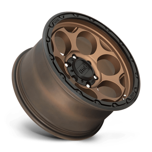17x8 5 kmc km541 dirty harry matte bronze w black lip wheel 6x5.5 bolt pattern 0mm offset