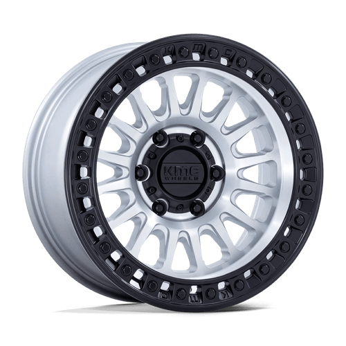 20x9 kmc km552 ims machined w matte black lip wheel 6x5.5 bolt pattern 0mm offset
