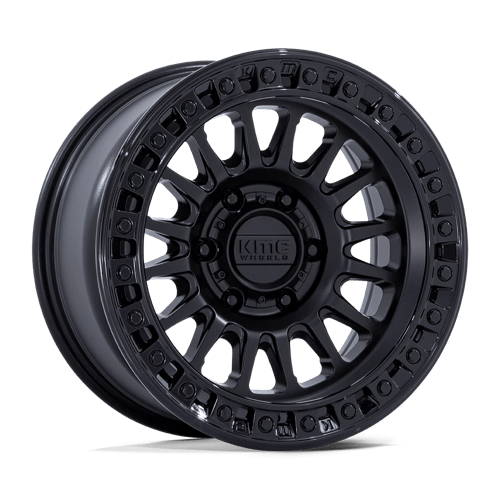 20x9 kmc km552 ims matte black w gloss black lip wheel 6x5.5 bolt pattern 18mm offset