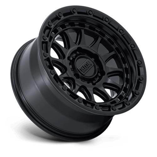 17x8 5 kmc km556 crux blackout wheel 6x5.5 bolt pattern 0mm offset