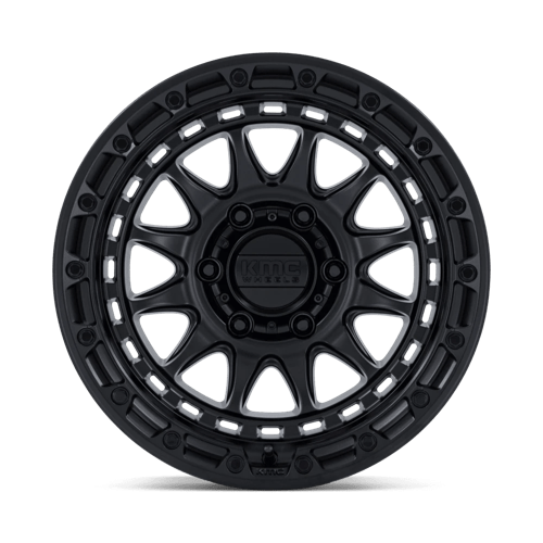 17x8 5 kmc km556 crux blackout wheel 6x5.5 bolt pattern 0mm offset