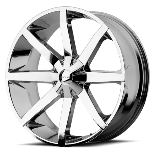 22x9 5 kmc km651 slide chrome wheel 6x5.5 bolt pattern 38mm offset