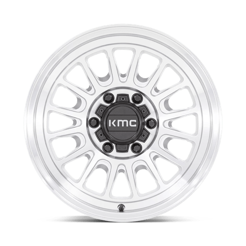 17x9 kmc km724 impact ol silver machined wheel 6x5.5 bolt pattern 12mm offset
