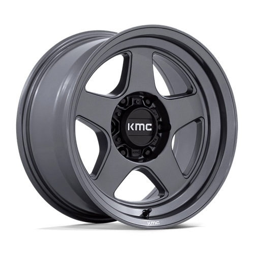 17x8 5 kmc km728 lobo matte anthracite wheel 6x5.5 bolt pattern 10mm offset