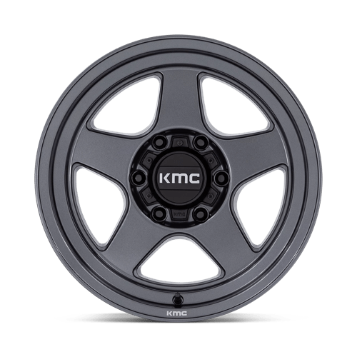 17x8 5 kmc km728 lobo matte anthracite wheel 6x5.5 bolt pattern 10mm offset
