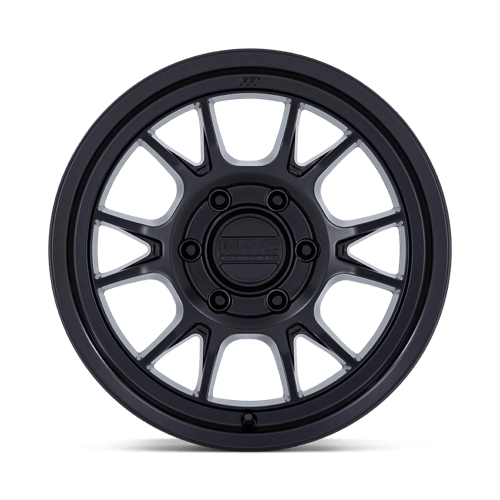 17x8 5 kmc km729 range matte black wheel 6x5.5 bolt pattern 10mm offset