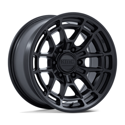 17x8 5 kmc km732 archer matte black wheel 6x5.5 bolt pattern 0mm offset