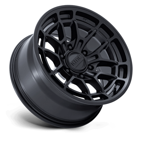 17x8 5 kmc km732 archer matte black wheel 6x5.5 bolt pattern 0mm offset