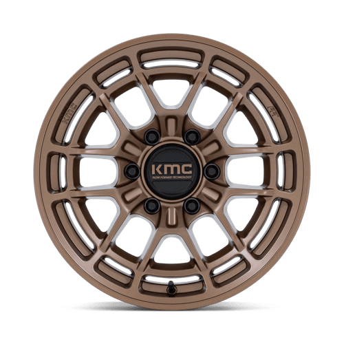 17x8 5 kmc km732 archer matte bronze wheel 6x5.5 bolt pattern 0mm offset