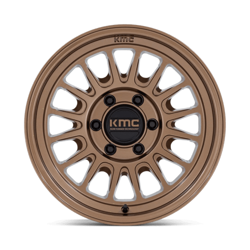 17x8 5 kmc km733 impact fft matte bronze wheel 6x5.5 bolt pattern 0mm offset