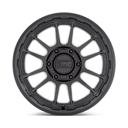 17x8 5 kmc km727 wrath satin black wheel 6x5.5 bolt pattern 10mm offset