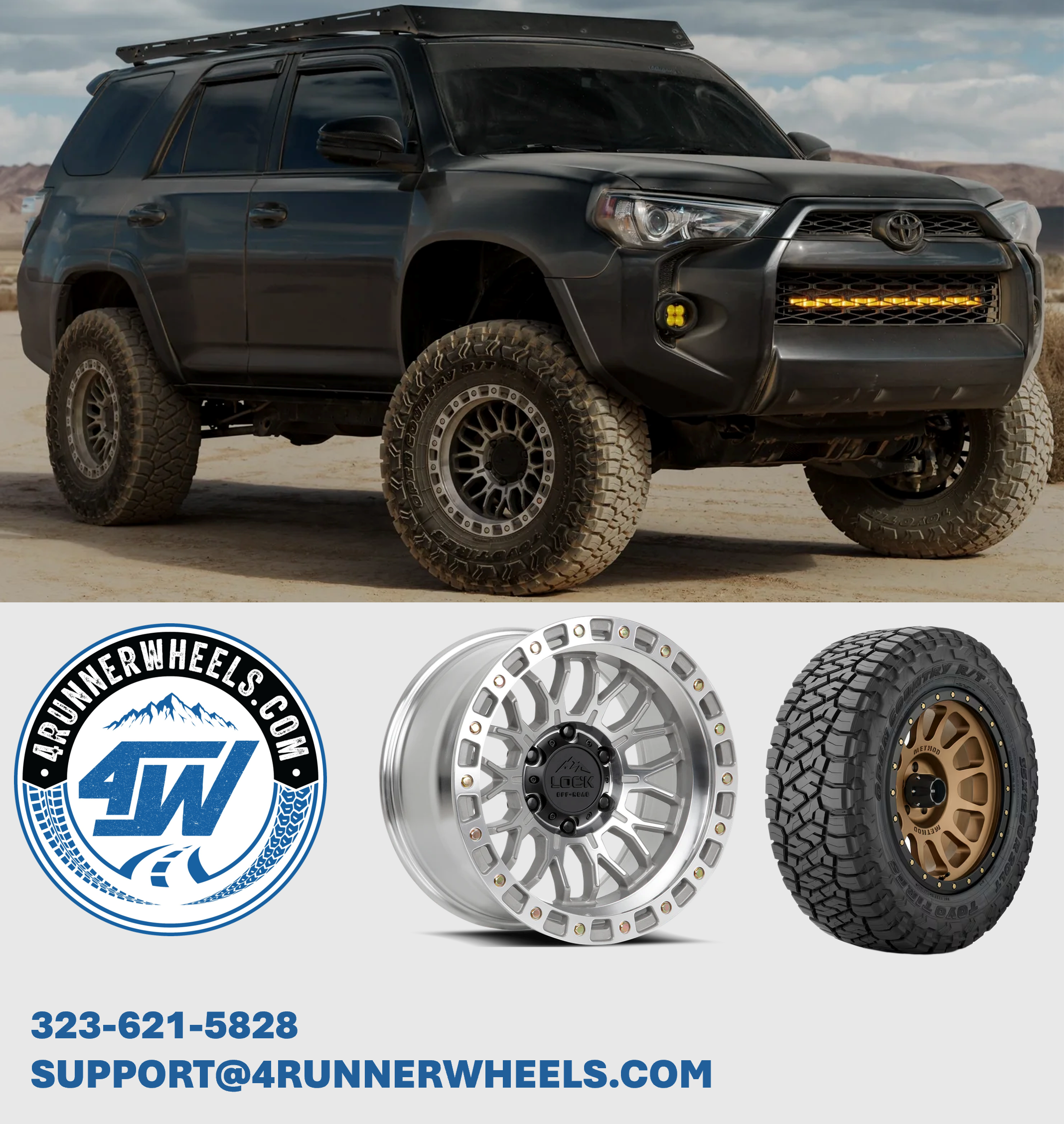 Toyota 4Runner Lock Off-Road Combat Custom