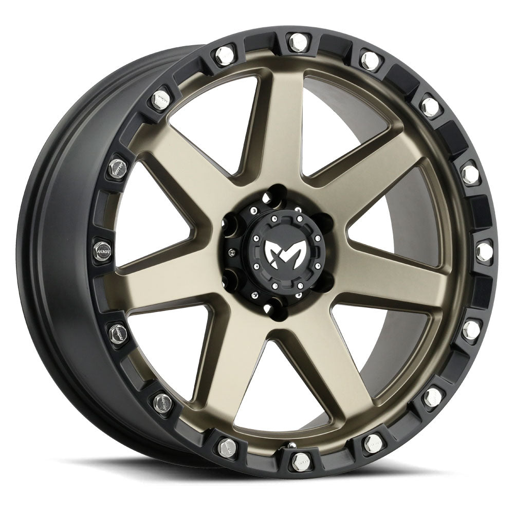 20x9 mkw off-road m203 matte bronze wheel 6x5.5 bolt pattern 1mm offset
