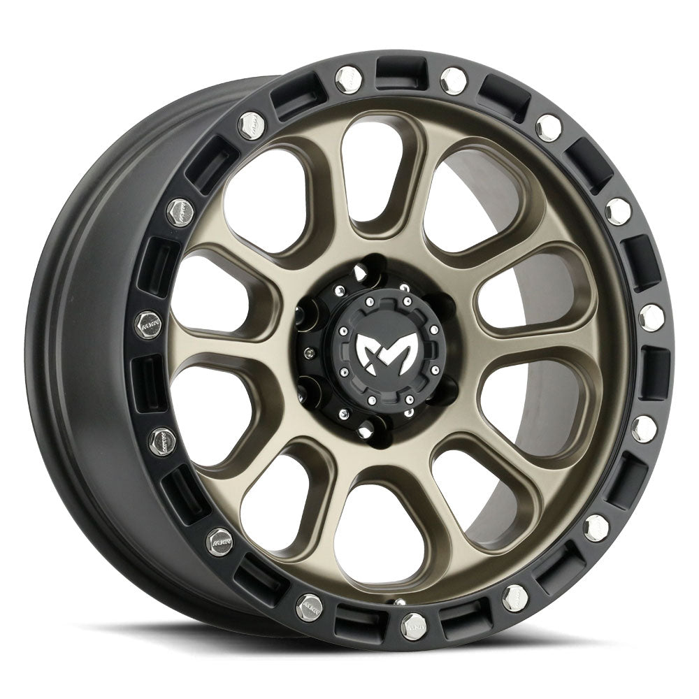 20x9 MKW Off-Road M204 Matte Bronze Wheel 6x5.5 Bolt Pattern 1mm Offset