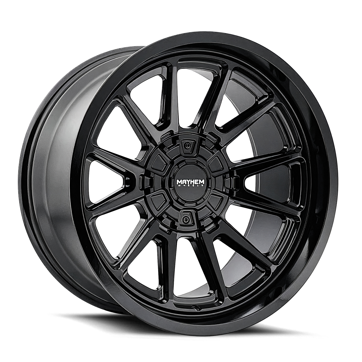 20x10 mayhem intrepid gloss black wheel 6x5.5 bolt pattern 24mm offset