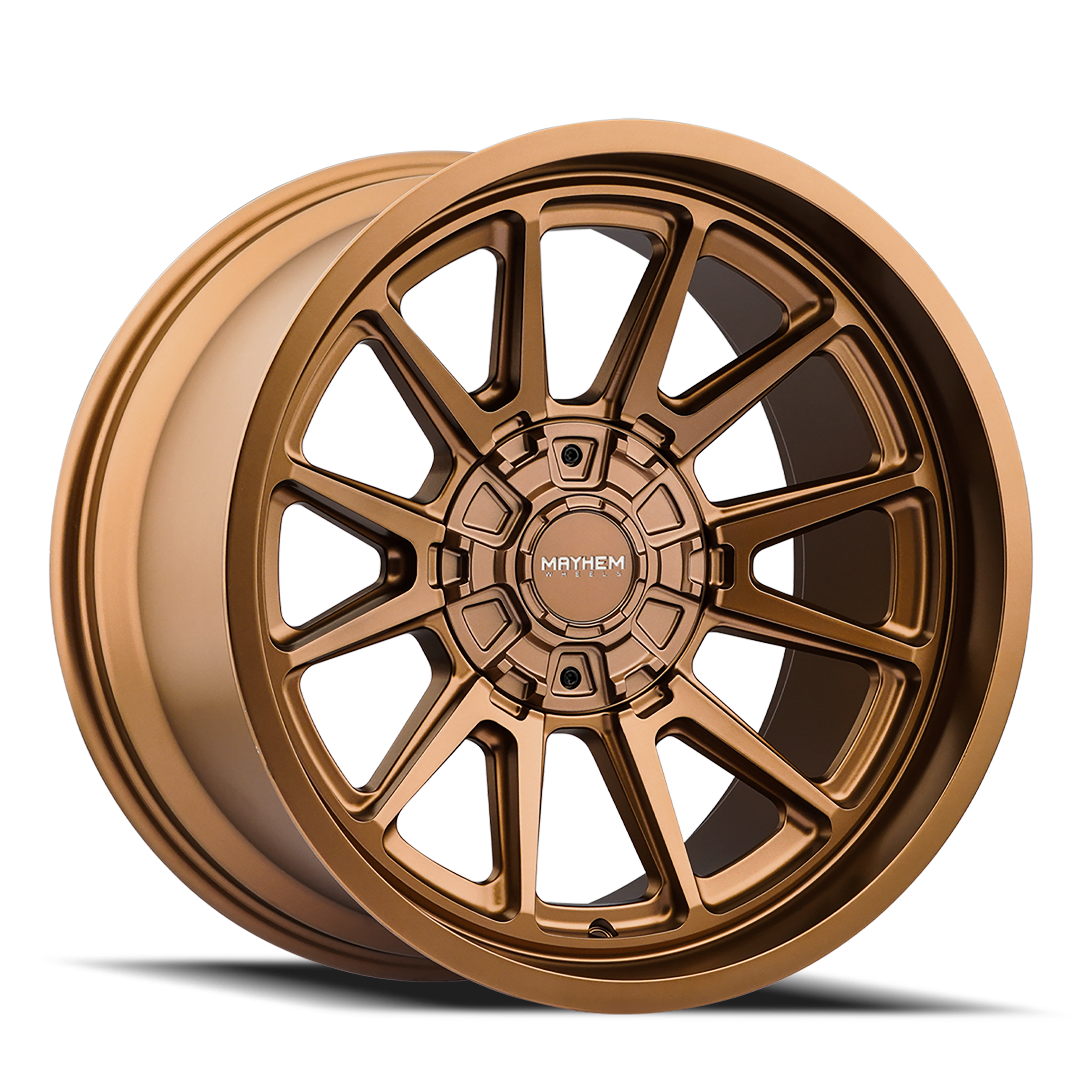 20x10 mayhem intrepid matte bronze wheel 6x5.5 bolt pattern 24mm offset