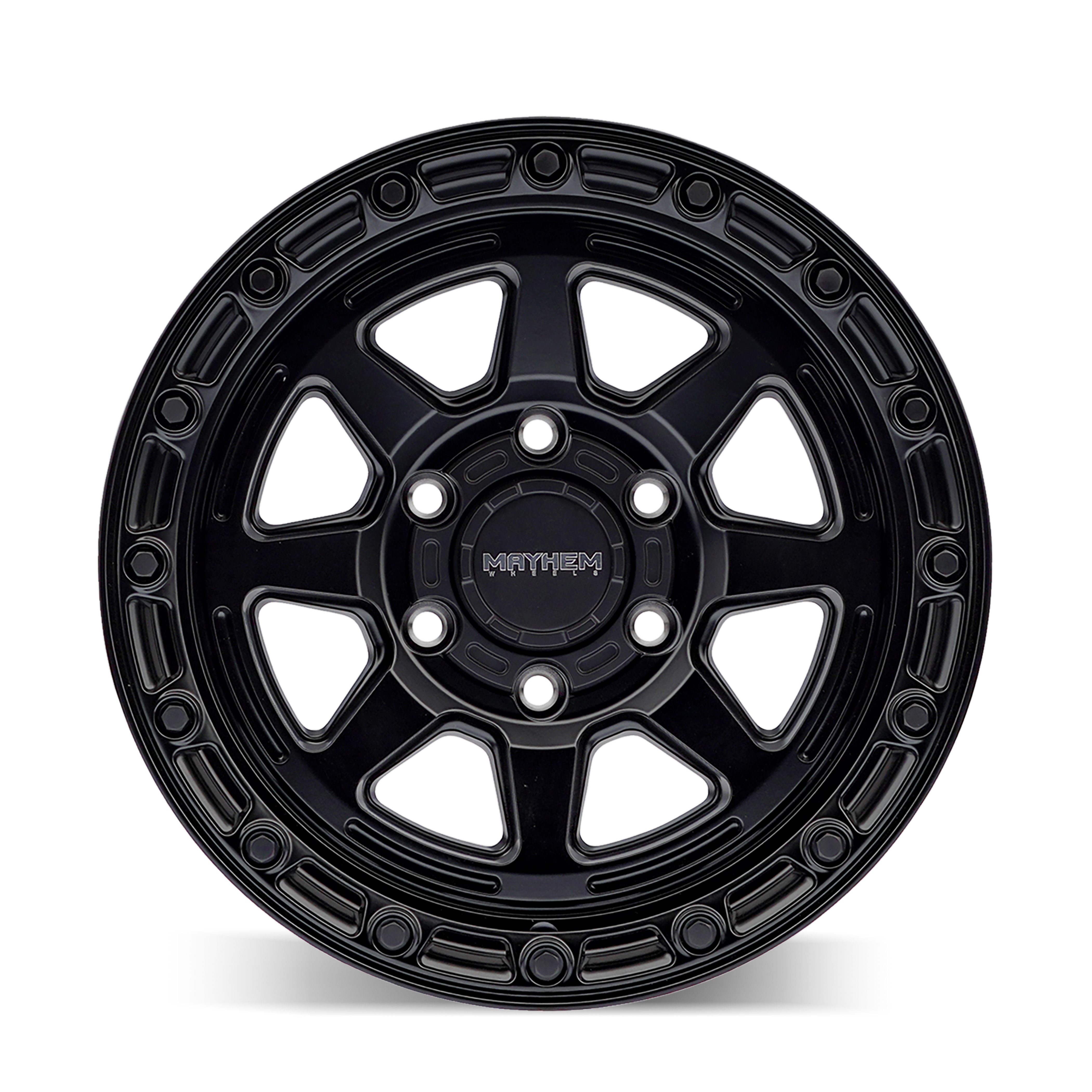 20x9 mayhem ridgeline satin black wheel 6x5.5 bolt pattern 18mm offset