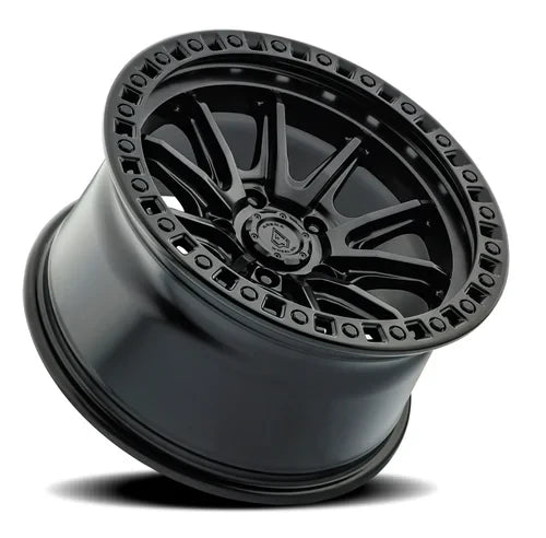 17x8 5 arena wheel a103 mission satin black wheel 6x5.5 bolt pattern 25mm offset