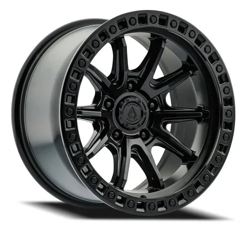 17x8 5 arena wheel a103 mission satin black wheel 6x5.5 bolt pattern 25mm offset