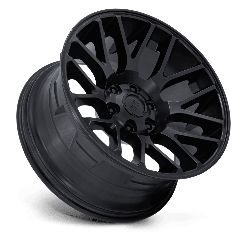 20x10 Moto Metal MO816 Overlook Blackout Wheel 6x5.5 Bolt Pattern -18mm Offset