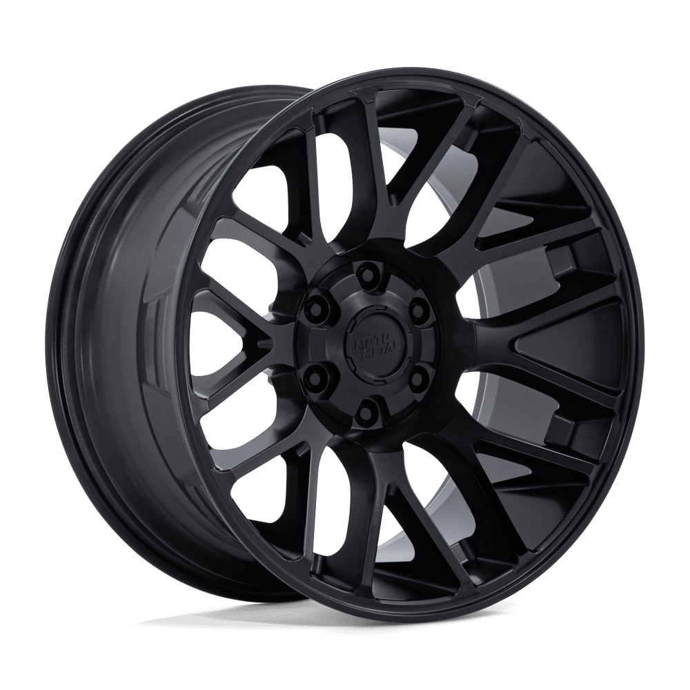 20x10 Moto Metal MO816 Overlook Blackout Wheel 6x5.5 Bolt Pattern -18mm Offset