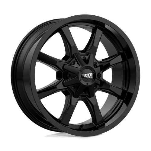 17x8 moto metal mo970 full gloss black wheel 6x5.5 bolt pattern 0mm offset