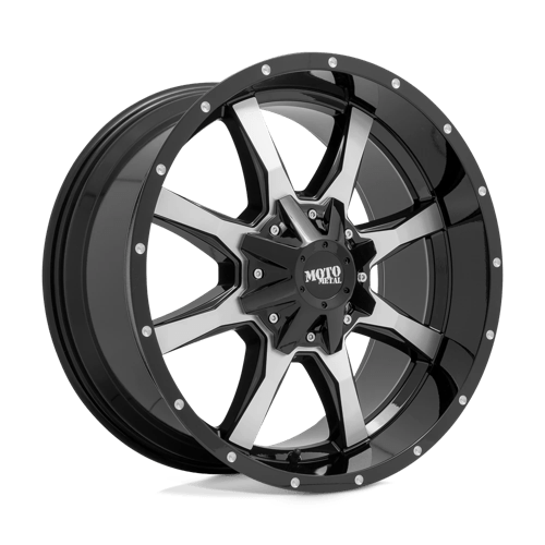 20x10 moto metal mo970 gloss black w machined face wheel 6x5.5 bolt pattern 24mm offset