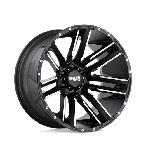 20x9 moto metal mo978 razor satin black machined wheel 6x5.5 bolt pattern 18mm offset