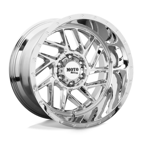 20x9 moto metal mo985 breakout chrome wheel 6x5.5 bolt pattern 18mm offset